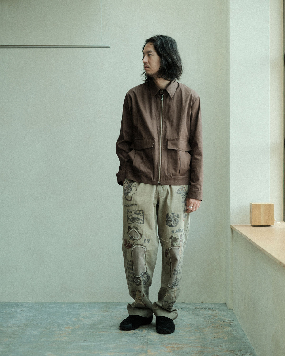 SAMUEL ZELIG Duffle Pant Faded Olive (DFL-FW26-5-HB)