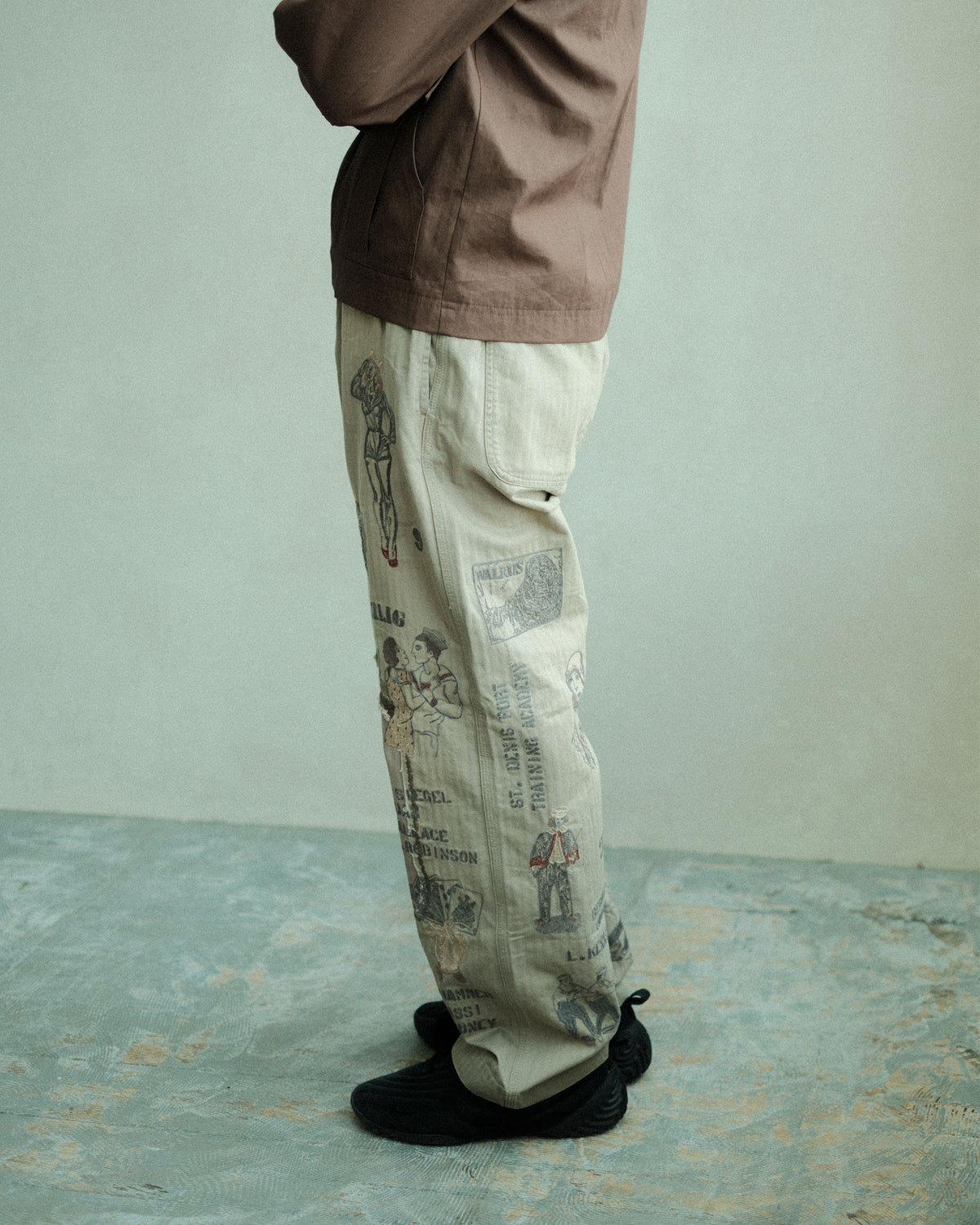 SAMUEL ZELIG Duffle Pant Faded Olive (DFL-FW26-5-HB)