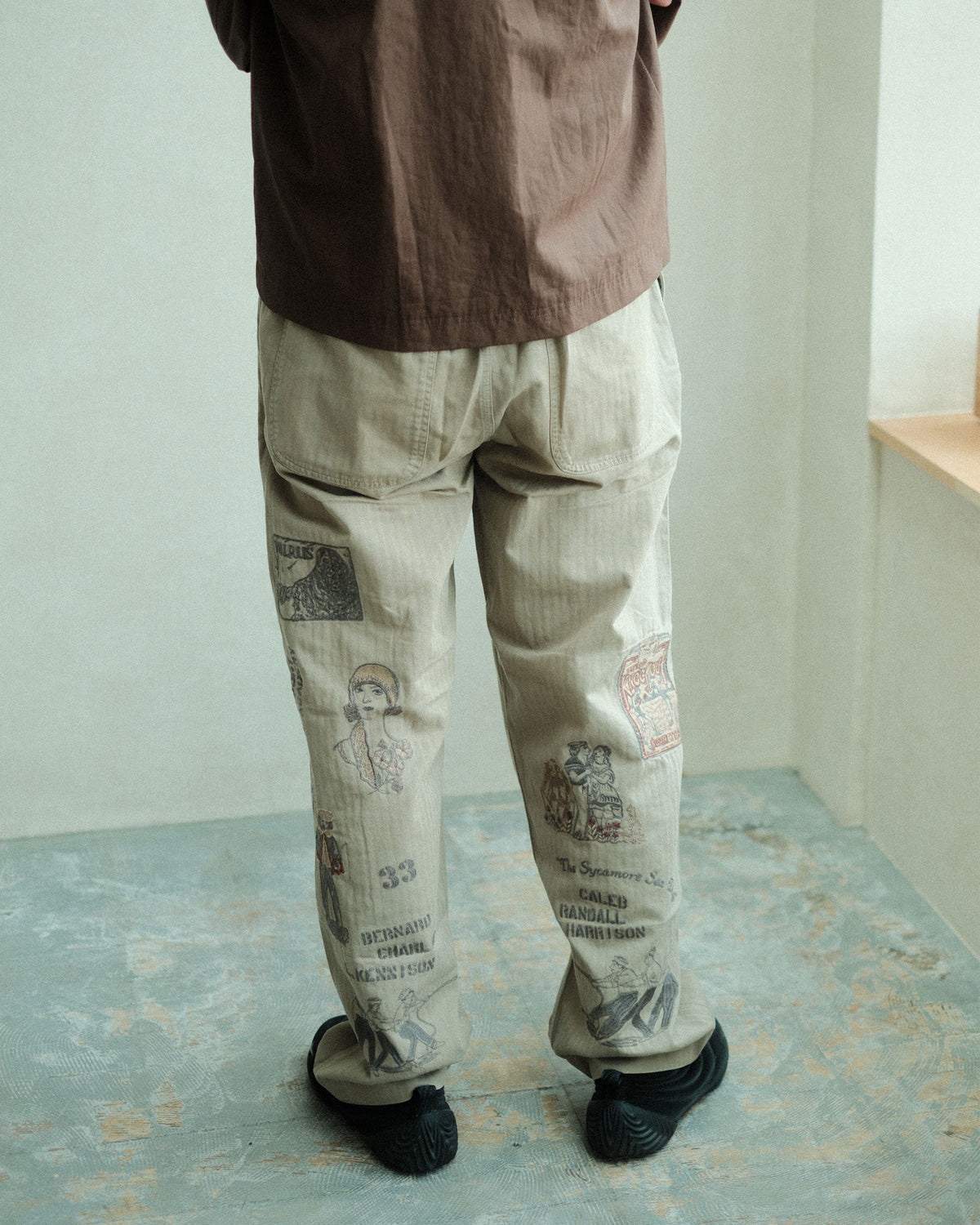 SAMUEL ZELIG Duffle Pant Faded Olive (DFL-FW26-5-HB)