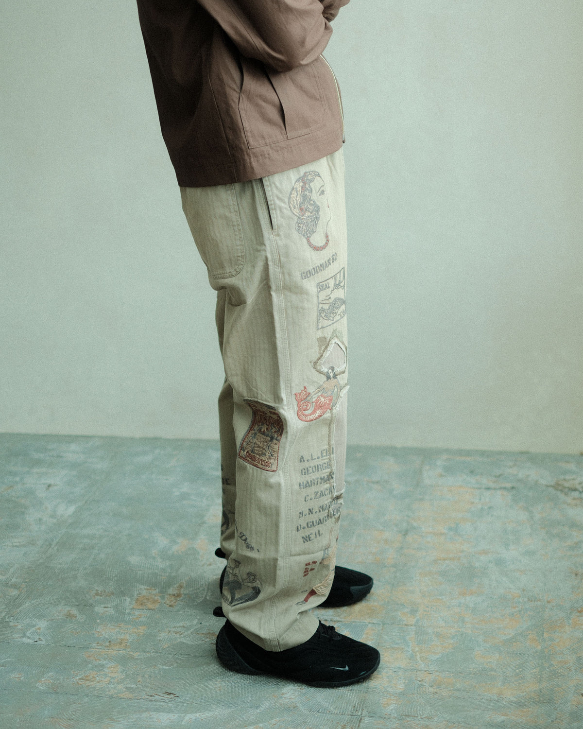 SAMUEL ZELIG Duffle Pant Faded Olive (DFL-FW26-5-HB)