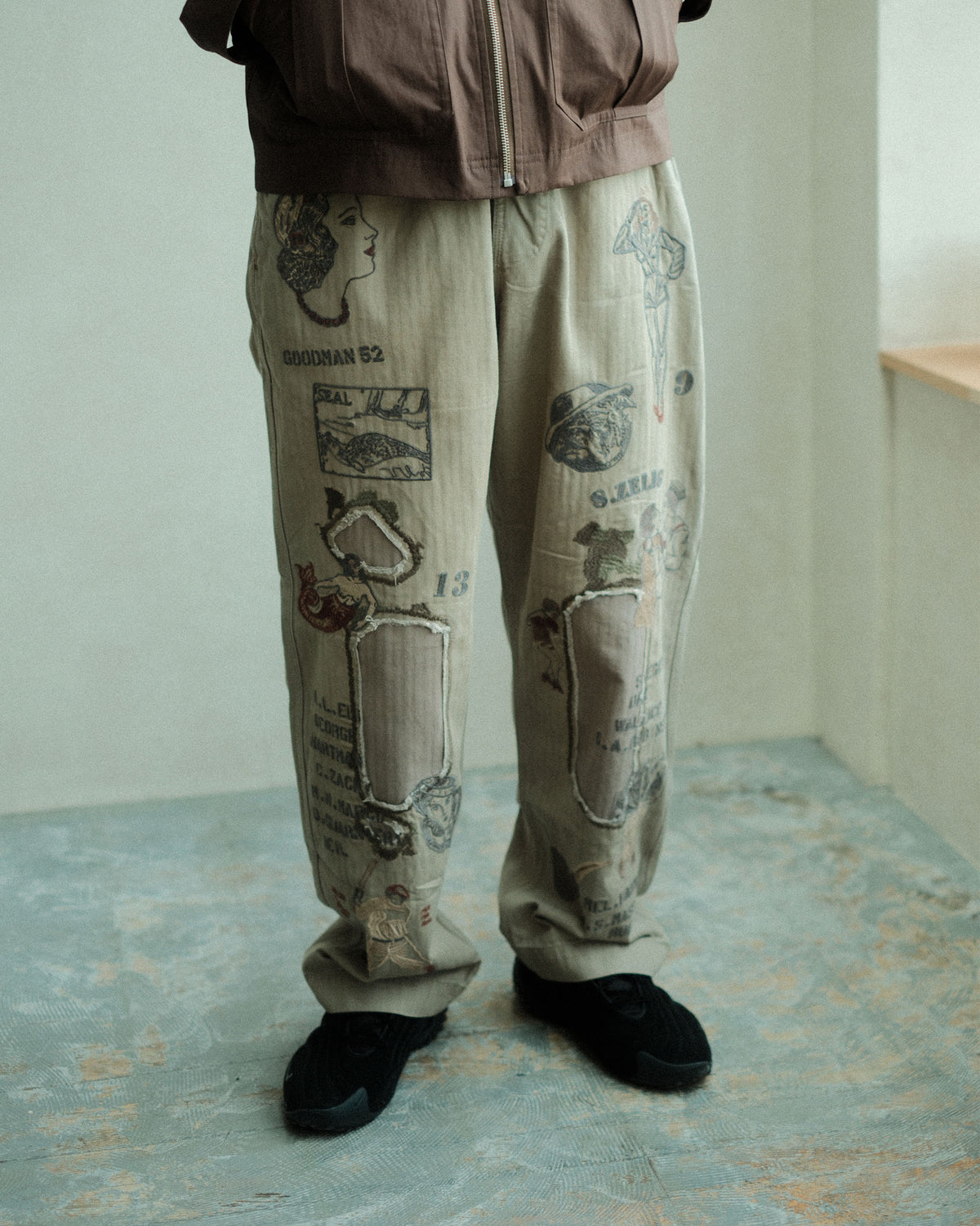 SAMUEL ZELIG Duffle Pant Faded Olive (DFL-FW26-5-HB)