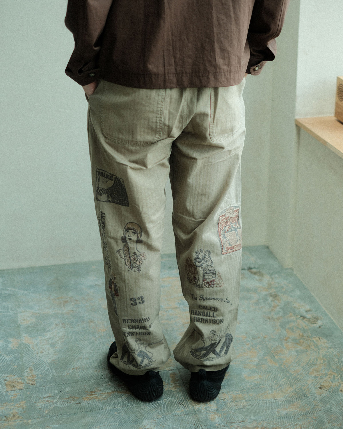 SAMUEL ZELIG Duffle Pant Faded Olive (DFL-FW26-5-HB)