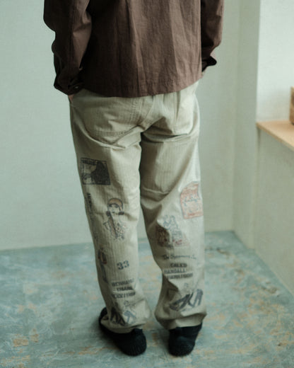 SAMUEL ZELIG Duffle Pant Faded Olive (DFL-FW26-5-HB)