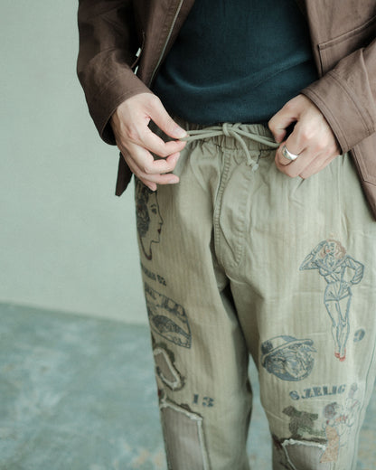 SAMUEL ZELIG Duffle Pant Faded Olive (DFL-FW26-5-HB)
