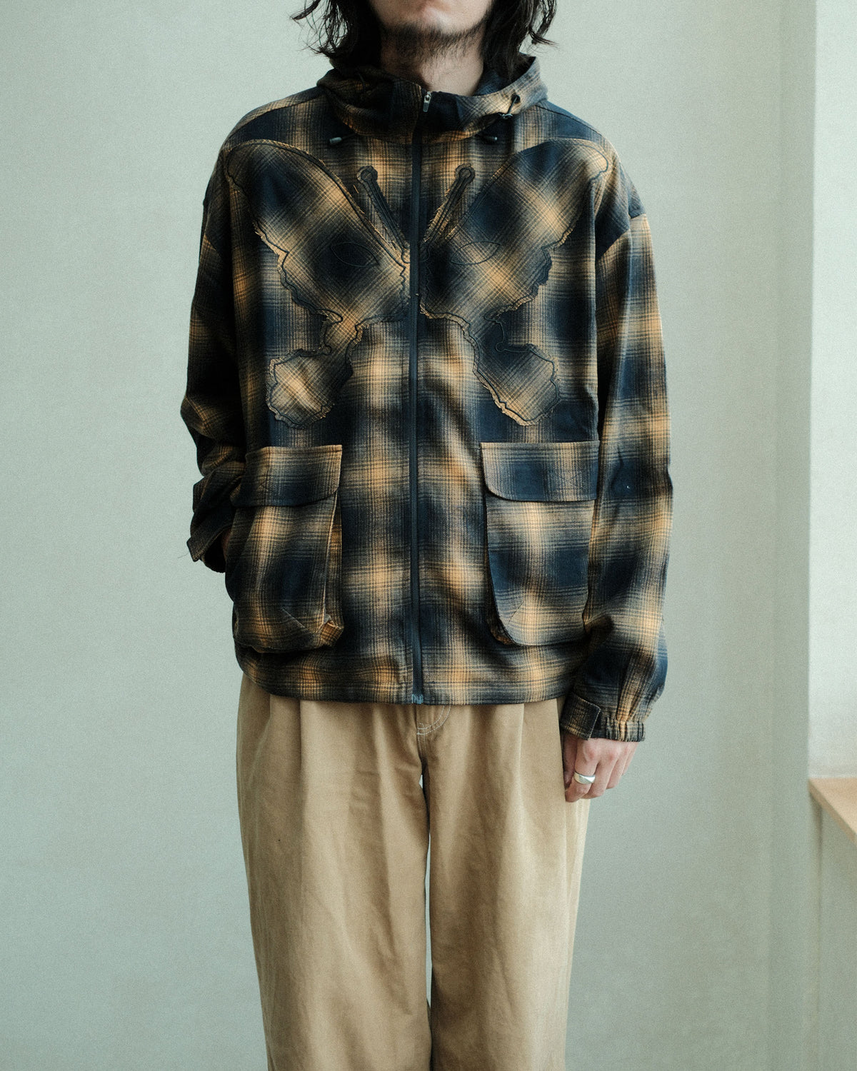 P.A.M. South Cove Kosmic Hoodie Check (39216)