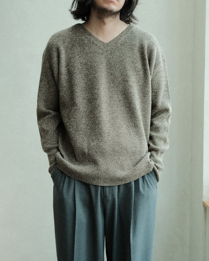 oira V neck pull over GRN (IFVP001)