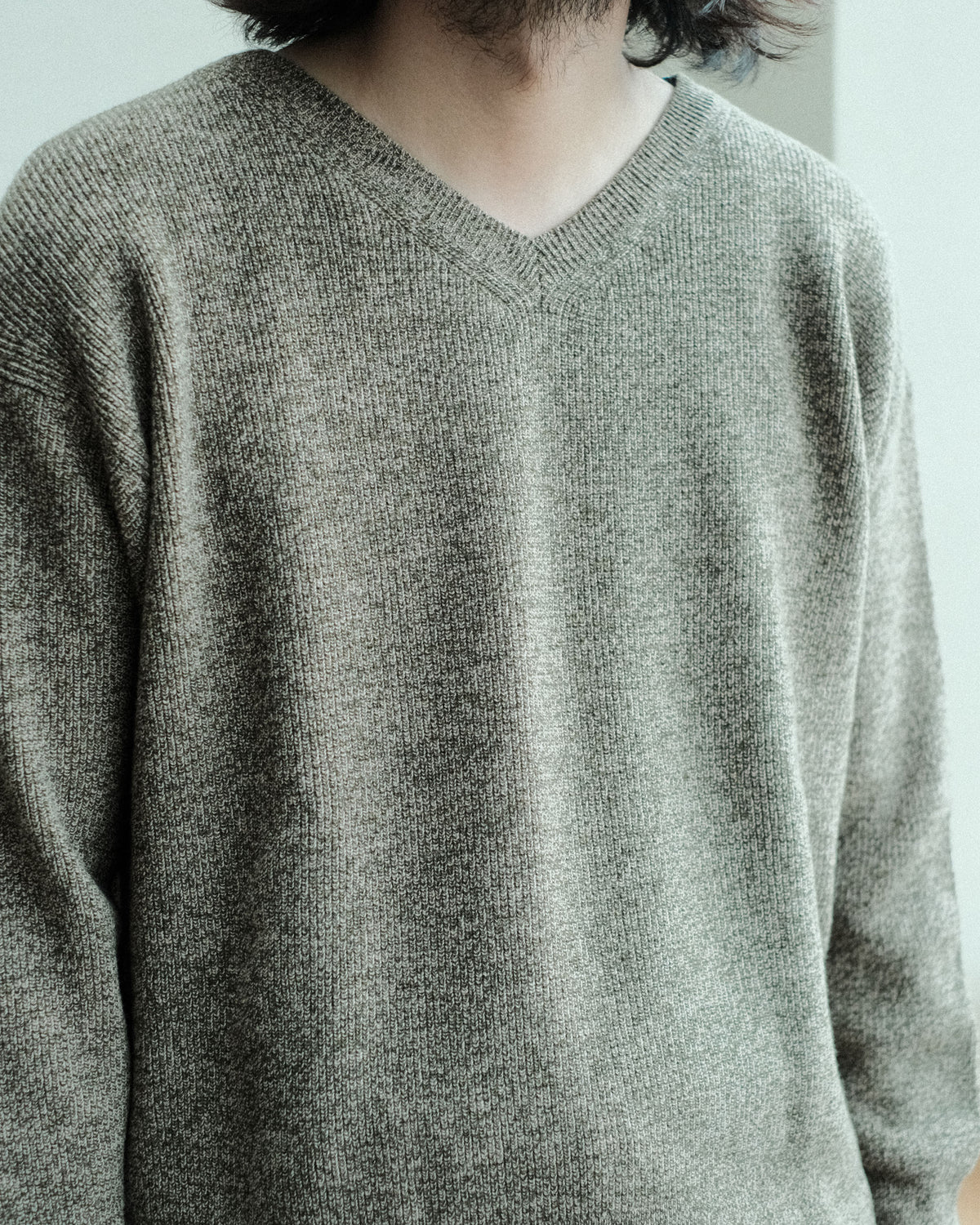oira V neck pull over GRN (IFVP001)