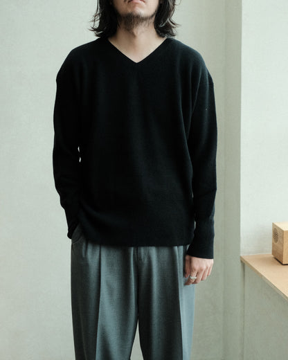 oira V neck pull over BLK (IFVP001)