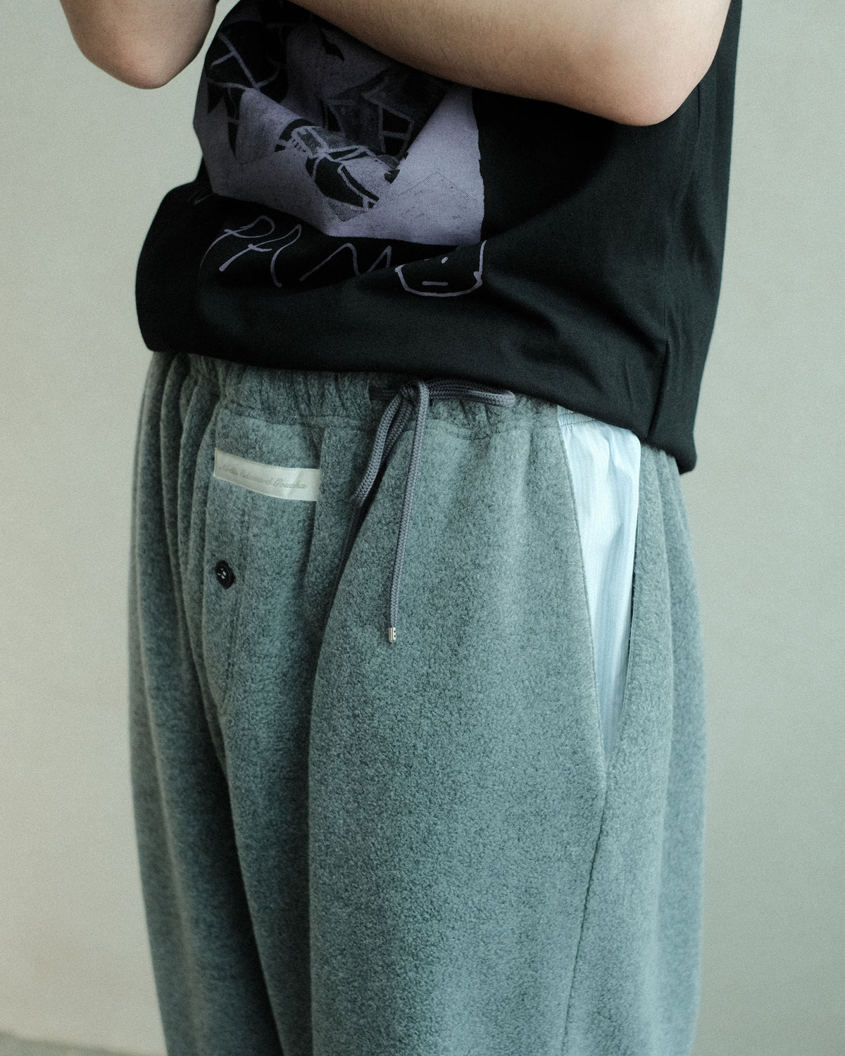 ABELIA EDOWARD GOUCHA Lt Pants Fleece Grey（26APT26）