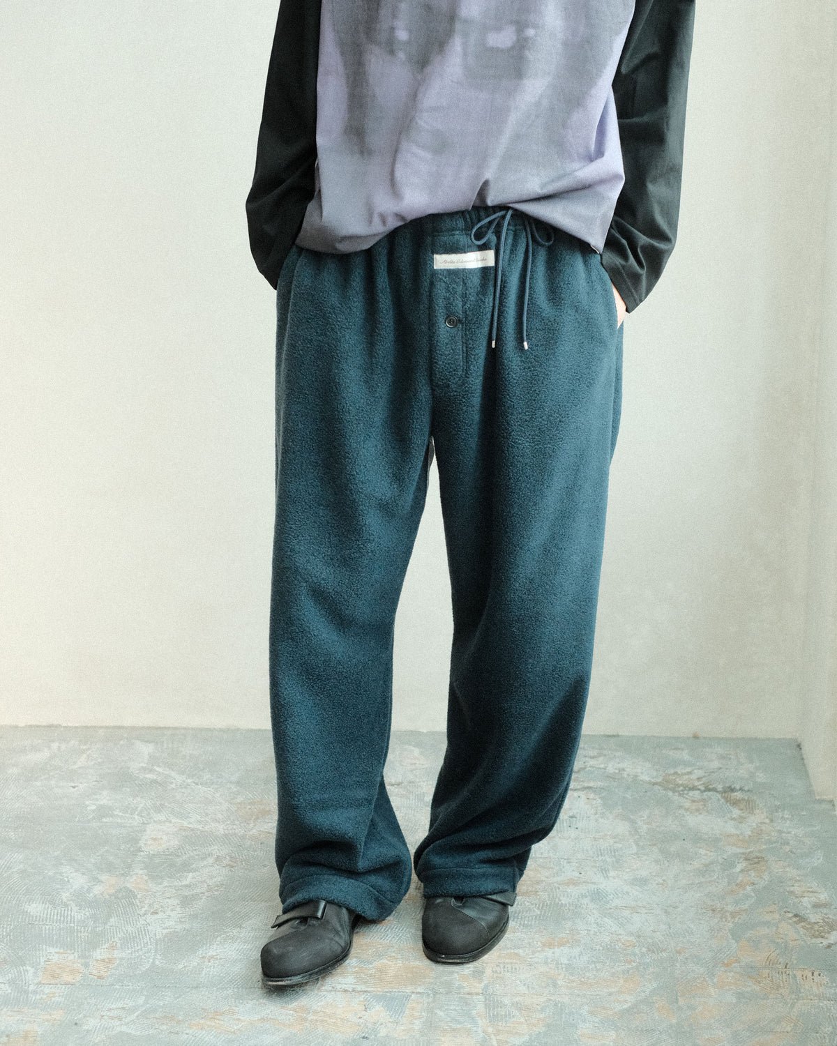 ABELIA EDOWARD GOUCHA Lt Pants Fleece Navy（26APT26）