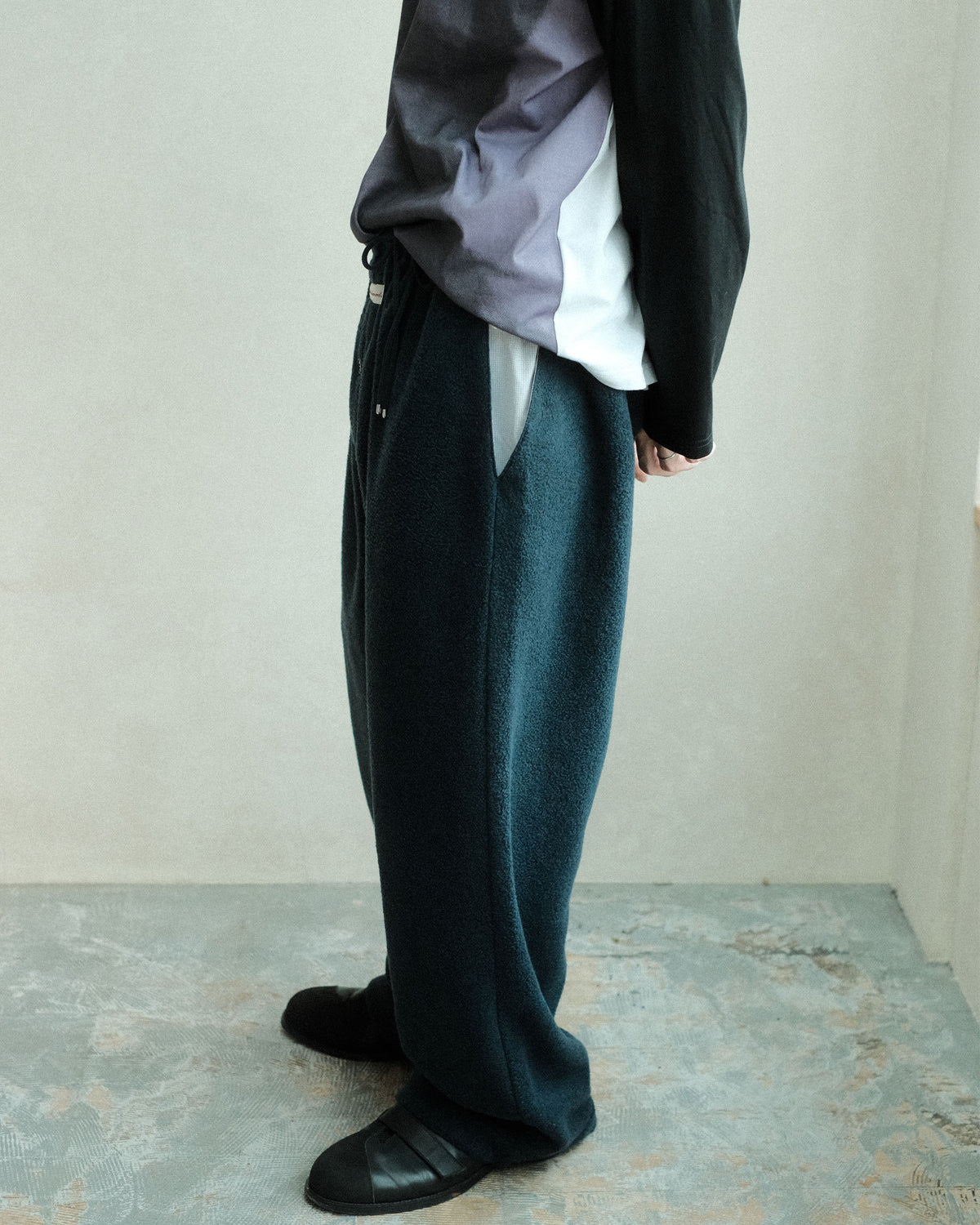 ABELIA EDOWARD GOUCHA Lt Pants Fleece Navy（26APT26）