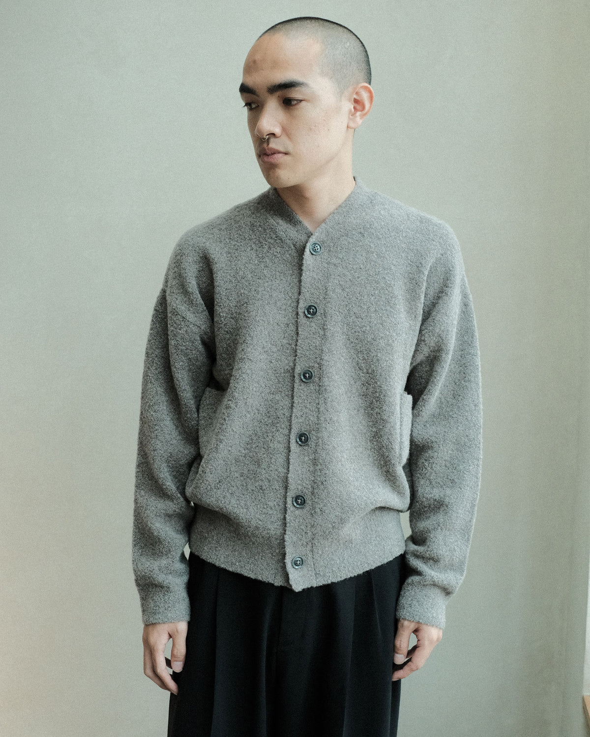 ABELIA EDOWARD GOUCHA Wana Cardigan Grey（26AKN38）
