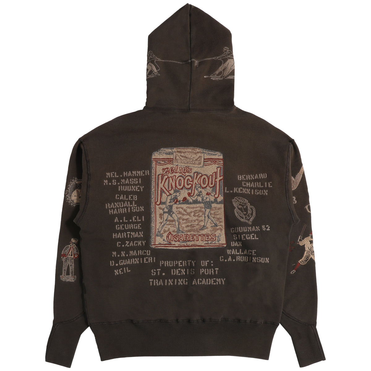 SAMUEL ZELIG Duffle Hoodie Olive Brown (DFL-26FW-8FT)