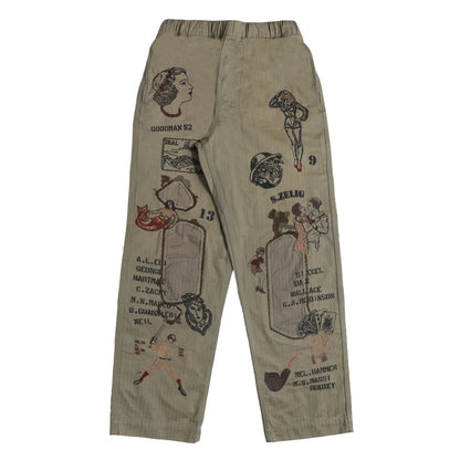 SAMUEL ZELIG Duffle Pant Faded Olive (DFL-FW26-5-HB)