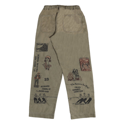 SAMUEL ZELIG Duffle Pant Faded Olive (DFL-FW26-5-HB)