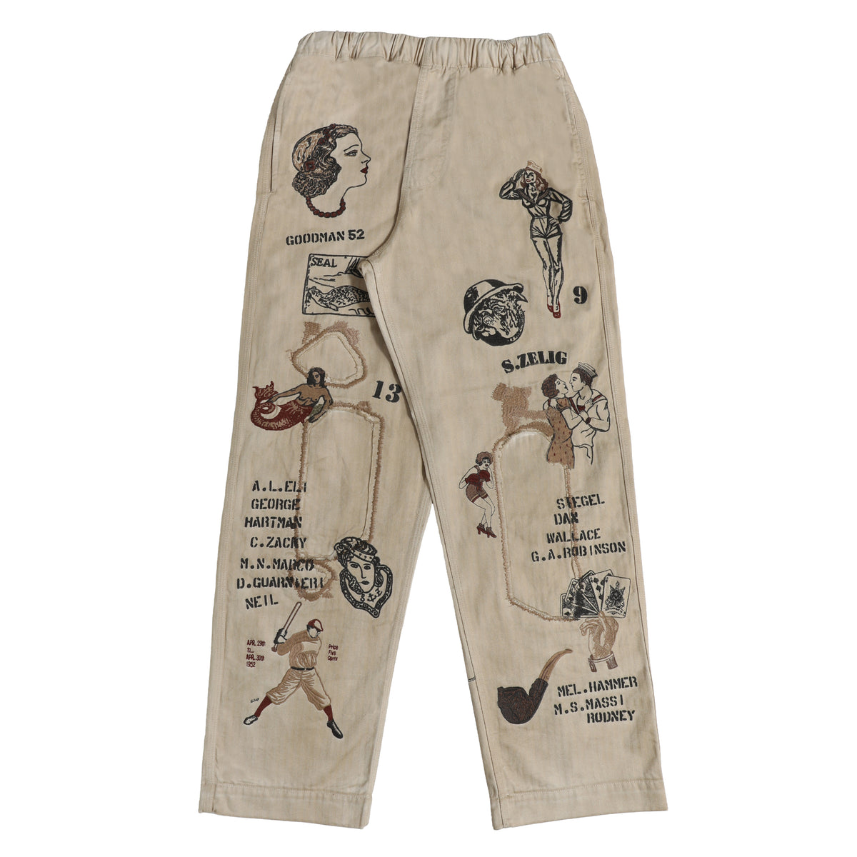 SAMUEL ZELIG Duffle Pant Faded Beige (DFL-FW26-5-HB)