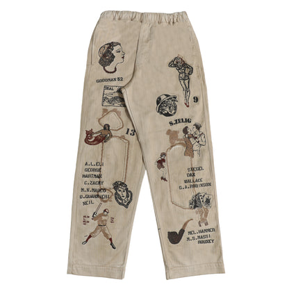 SAMUEL ZELIG Duffle Pant Faded Beige (DFL-FW26-5-HB)