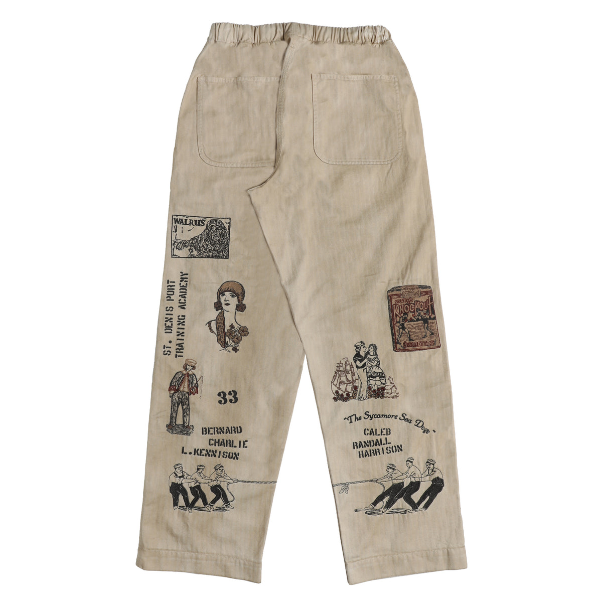 SAMUEL ZELIG Duffle Pant Faded Beige (DFL-FW26-5-HB)