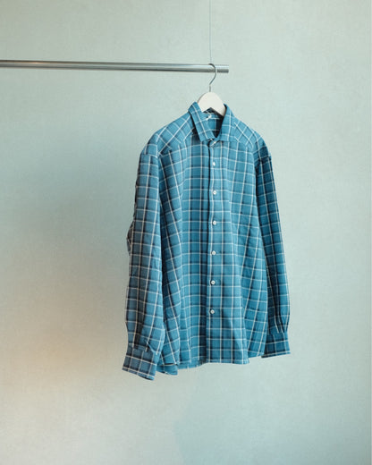 Baserange Claude Shirt Eureka Plaid ハンガー正面