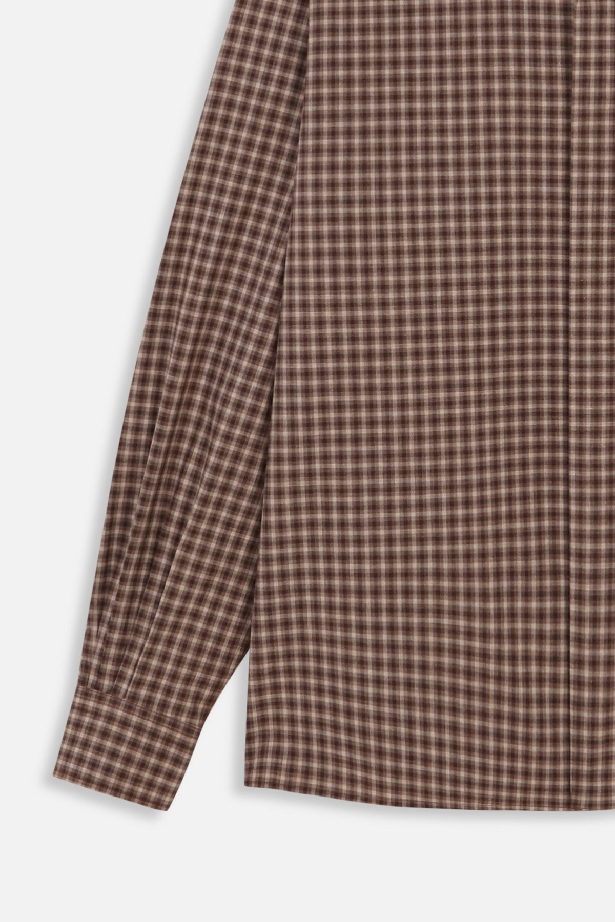 CAMISAS MANOLO BROWN/CAMEL CHECKS CAMPO SHIRT ディテール 26010201
