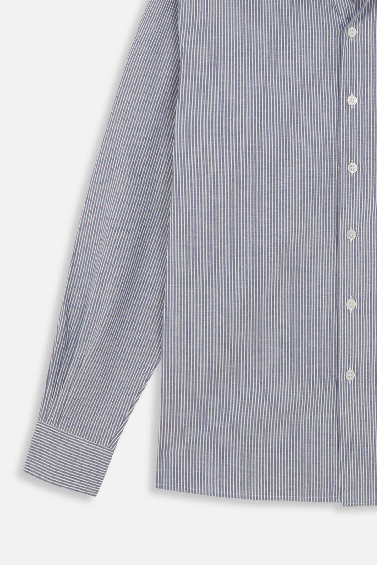 CAMISAS MANOLO BLUE/WHITE STRIPES CAMISA SHIRT ディテール 26020501