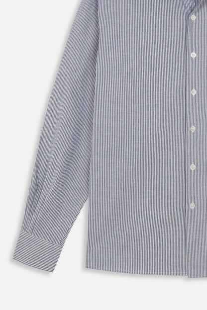 CAMISAS MANOLO BLUE/WHITE STRIPES CAMISA SHIRT ディテール 26020501