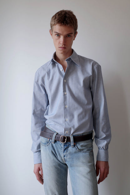 CAMISAS MANOLO BLUE/WHITE STRIPES CAMISA SHIRT 着用イメージ 26020501