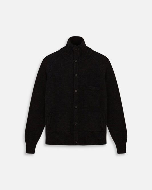 CAMISAS MANOLO BLACK KNITTED JACKET 商品全体 26024101