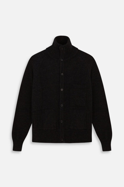 CAMISAS MANOLO BLACK KNITTED JACKET 商品全体 26024101