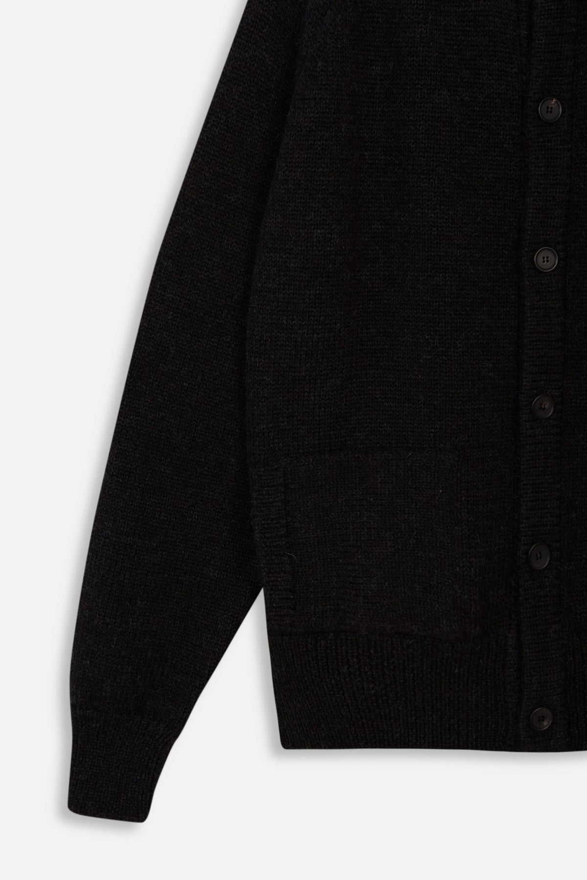 CAMISAS MANOLO BLACK KNITTED JACKET ディテール 26024101