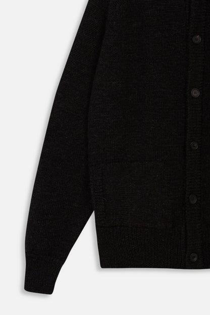 CAMISAS MANOLO BLACK KNITTED JACKET ディテール 26024101