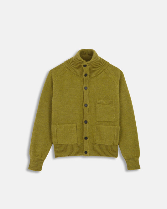 CAMISAS MANOLO AVOCADO GREEN KNITTED JACKET 商品全体 26024102
